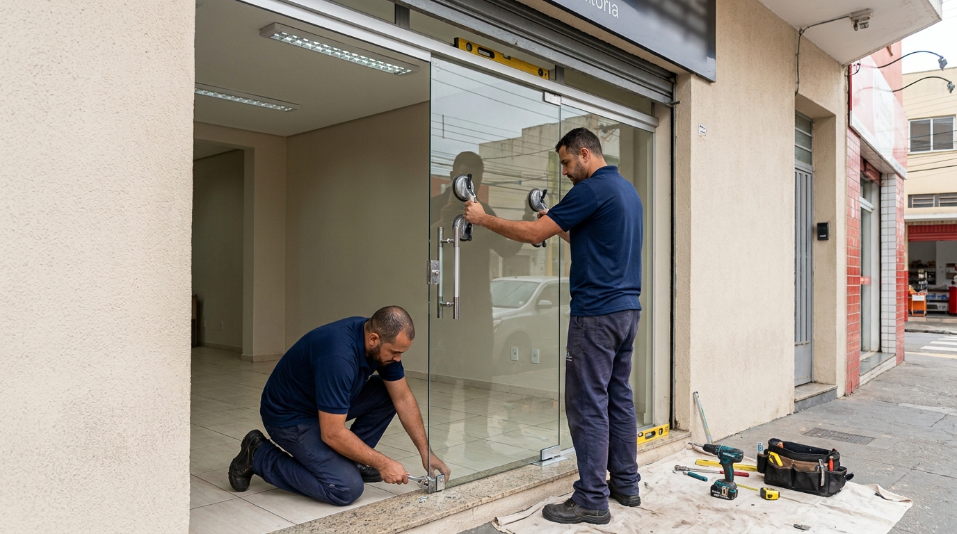 Portas Residenciais e Comerciais em Campo Grande‑MS