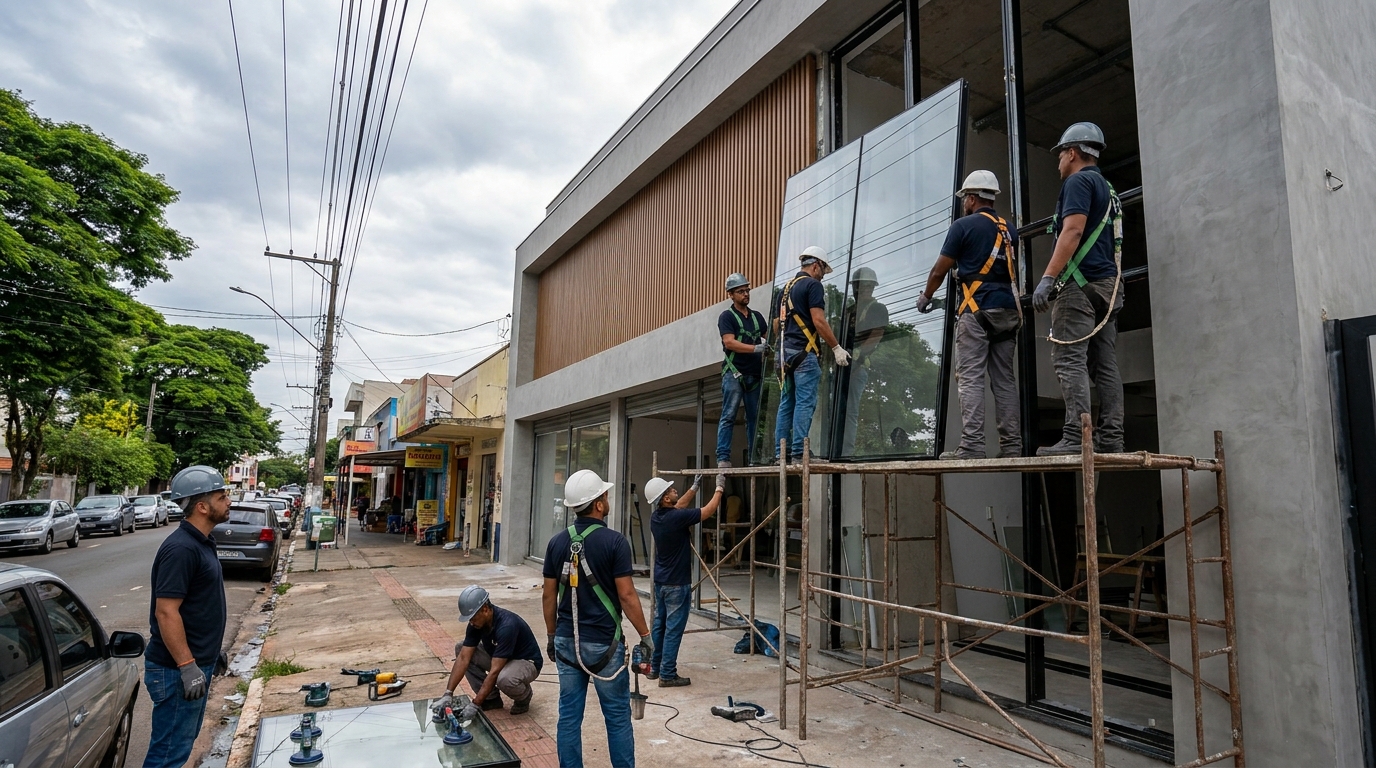Fachada de Vidro em Campo Grande‑MS