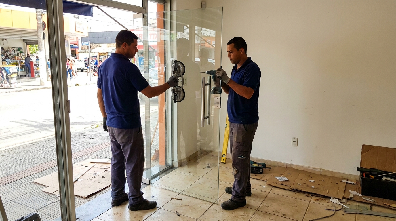Portas em Vidro em Campo Grande‑MS
