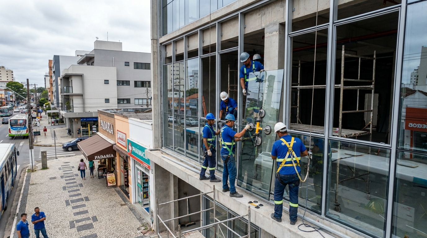 Fachada de Vidro em Campo Grande‑MS